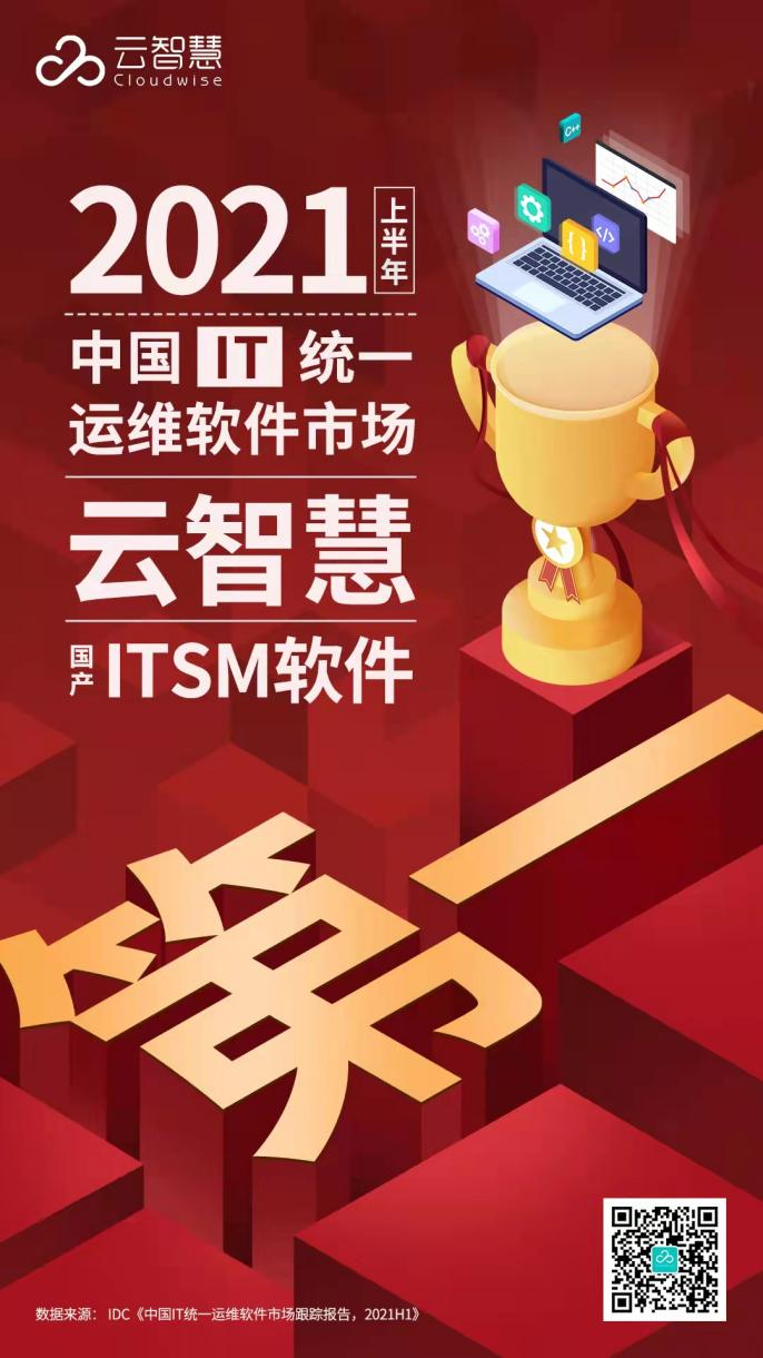 ITSM前三！云智慧2021上半年中國IT統一運維軟件市場斬獲佳績