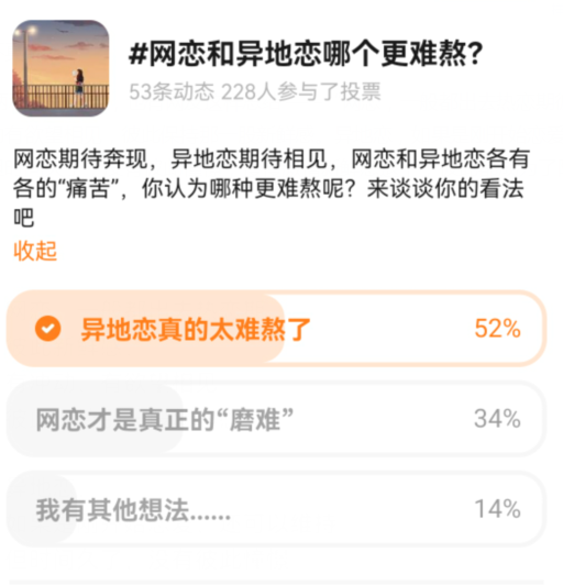 网恋和异地恋哪个更难熬？探探网友展开热烈讨论